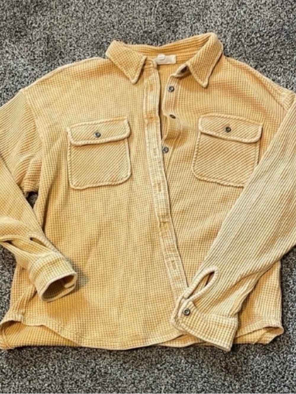 Hippie rose oversized button down